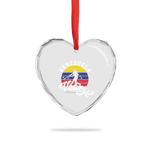 Venezuela 2026 Victory Baseball Heart Crystal Glass Ornament Retro Softball Player Gift TS12 Print Your Wear