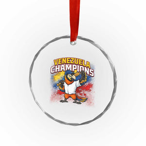 Venezuela Baseball Champions Crystal Glass Ornament Troupial Bird Patriotic Pride TS12 Print Your Wear