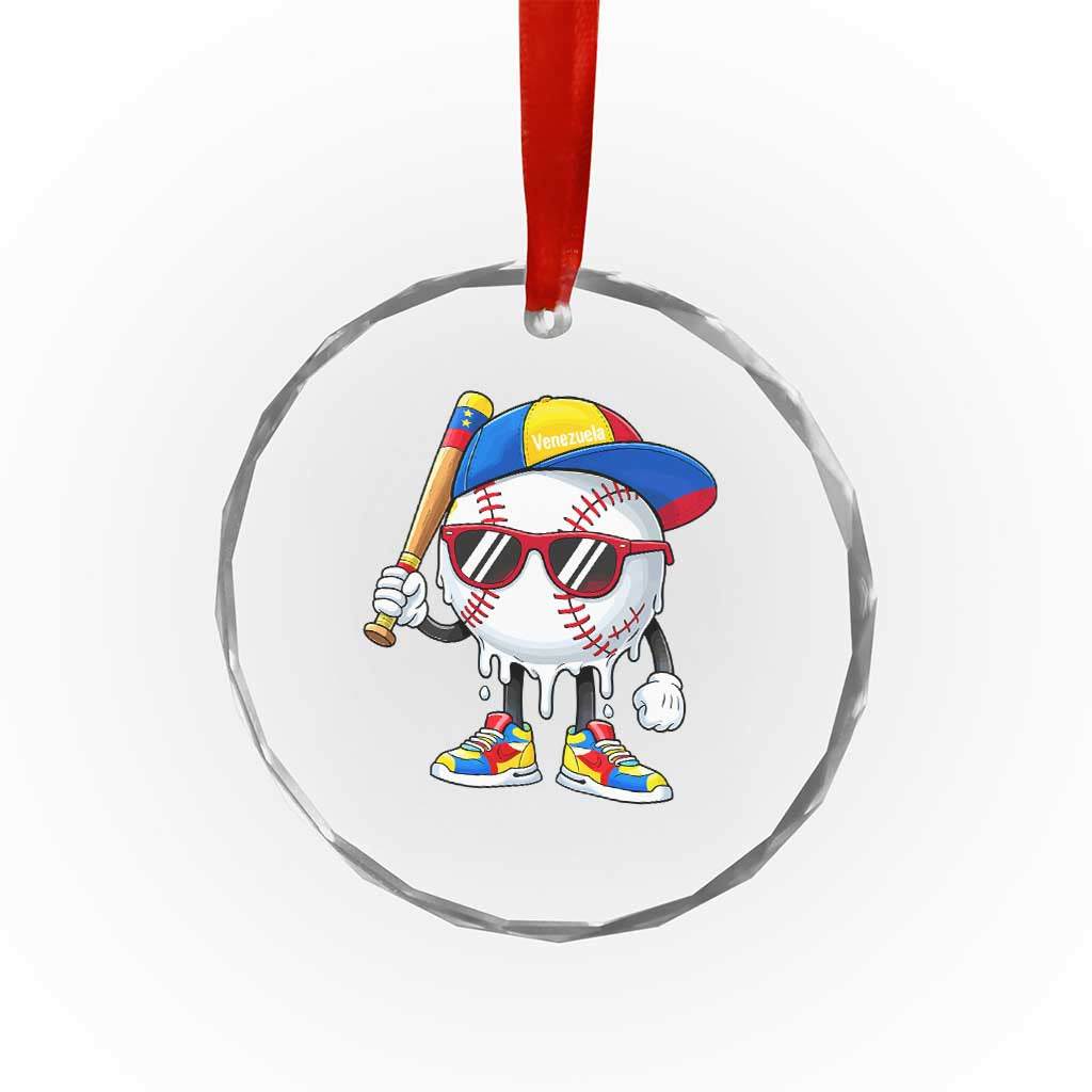Venezuela Baseball Crystal Glass Ornament Venezuelan Pride Baseball Life Style Youth Drip Baseball Boys Kid TS10 Print Your Wear