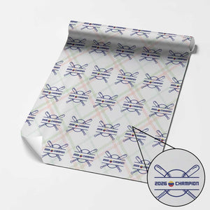 Venezuela Champions 2026 Wrapping Paper Roll Baseball Pride Gift TS12 Christmas Plaid Print Your Wear