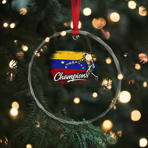 Venezuela Champions Baseball Batter Venezuelan Sport Fan Crystal Glass Ornament TS11 Print Your Wear