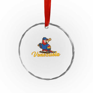 Venezuela Guacamaya Macaw Baseball Crystal Glass Ornament Venezuelan Pride Latino Beisbol Fans TS02 Print Your Wear