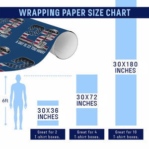 Veteran Suicide Awareness Wrapping Paper Roll 22 A Day is 22 Too Many Veteran Lives Matter TS02 Print Your Wear