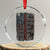 Veterans Valor Service Patriot Hero Sacrifice Courage Honor Crystal Glass Ornament American Flag TS11 Transparent Glass 3'' Circle Print Your Wear