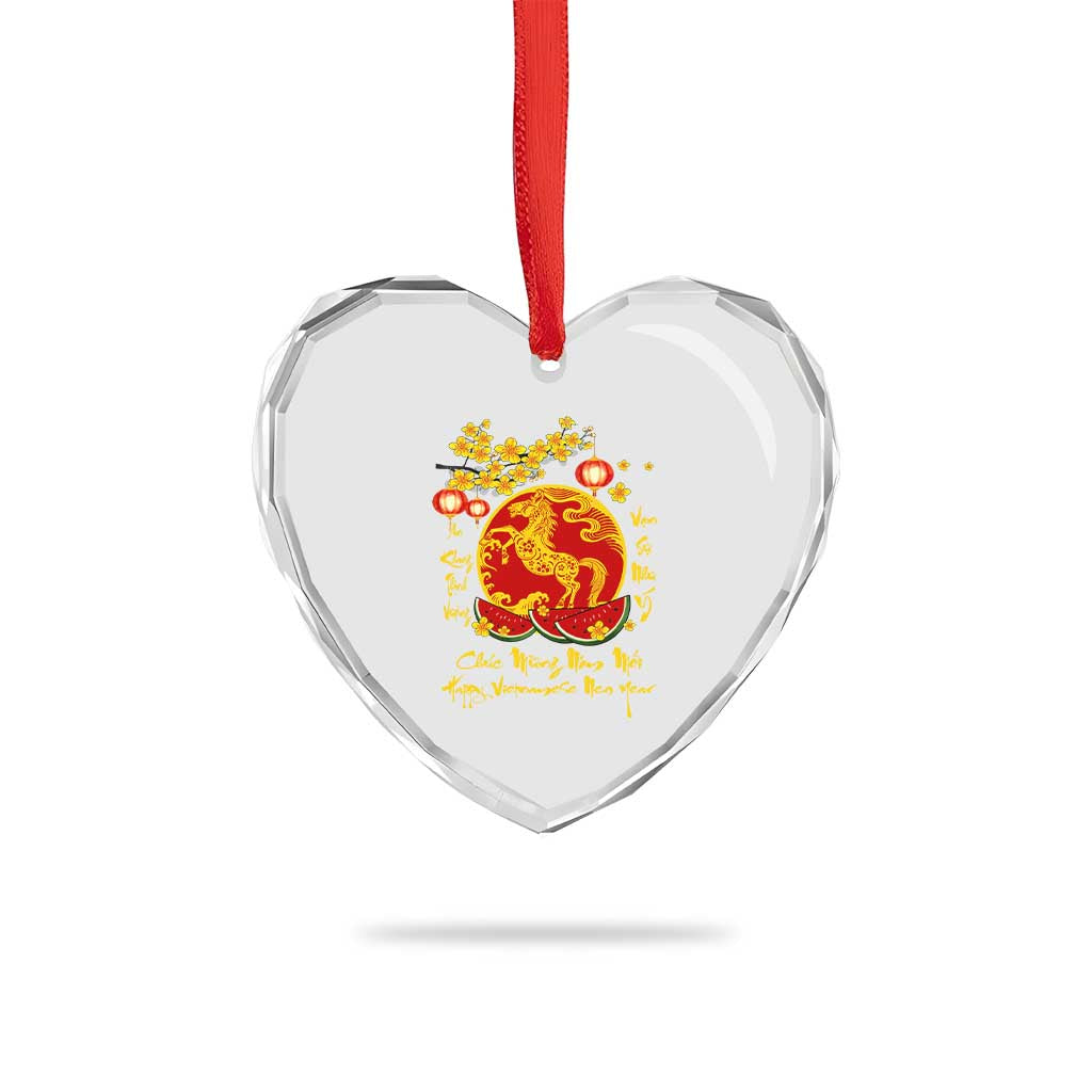 Vietnamese Lunar New Year 2026 Heart Crystal Glass Ornament Chuc Mung Nam Moi Tet Holiday Horse Zodiac TS11 Print Your Wear