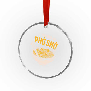 Vietnamese Pho Crystal Glass Ornament Funny Vietnam Foodie Food Humor TS10 Print Your Wear
