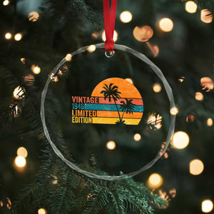 Vintage 1946 Limited Edition Crystal Glass Ornament Retro Sunset 80th Birthday 80 Year Old Gifts TS10 Print Your Wear
