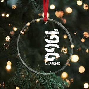 Vintage 1966 Legend Crystal Glass Ornament 60th Birthday Gifts Special Milestone TS11 Print Your Wear