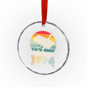 Vintage 1976 Crystal Glass Ornament 50th Birthday Turning 50 Year Old Gifts TS10 Print Your Wear