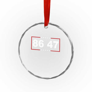 Vintage 8647 Crystal Glass Ornament US Political FDT Stars And Stripes TS11 Print Your Wear