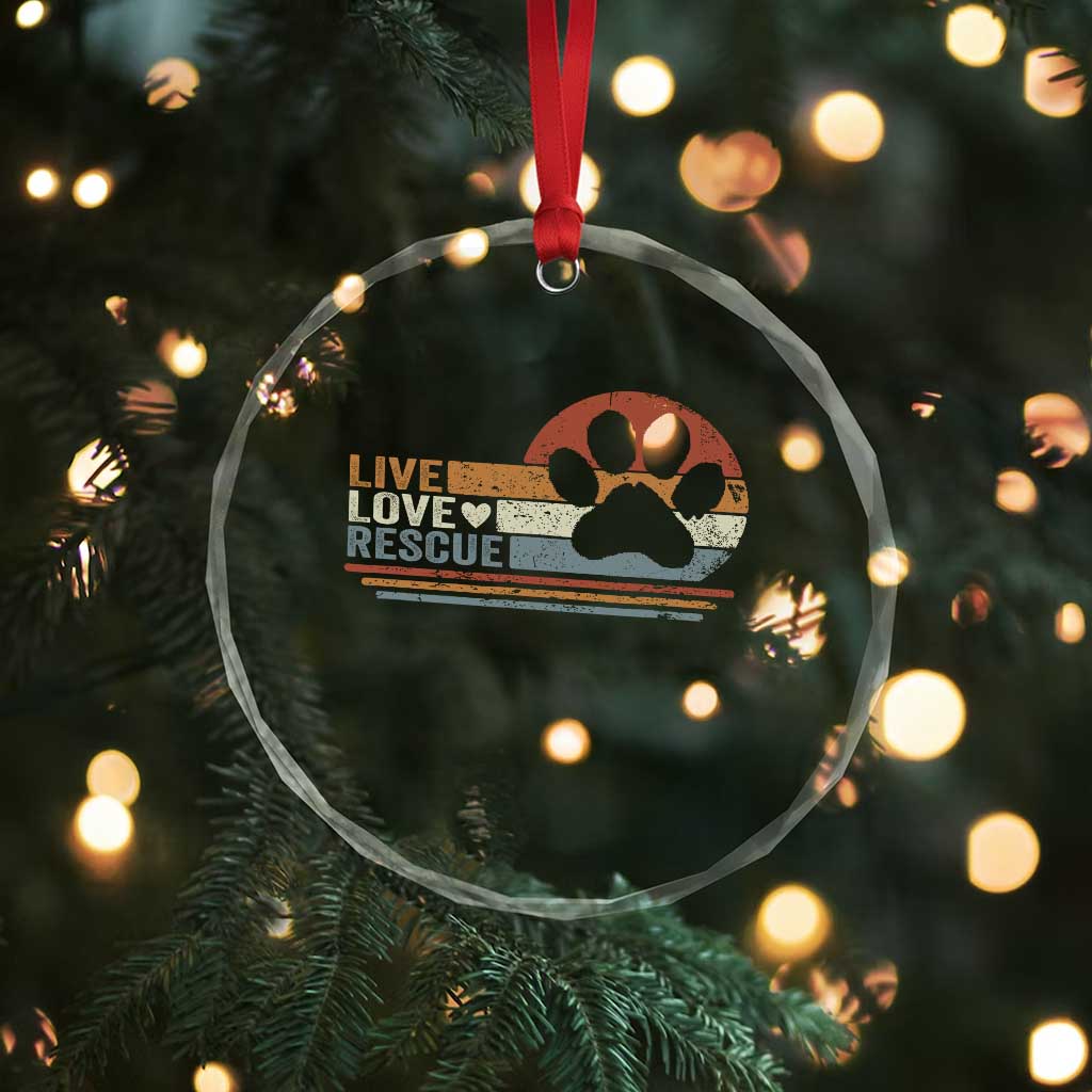 Vintage Adopt A Shelter Pet Crystal Glass Ornament Live Love Rescue Cat Dog Adoption Animal Rescue TS10 Print Your Wear