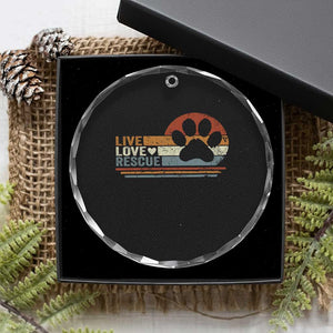 Vintage Adopt A Shelter Pet Crystal Glass Ornament Live Love Rescue Cat Dog Adoption Animal Rescue TS10 Print Your Wear