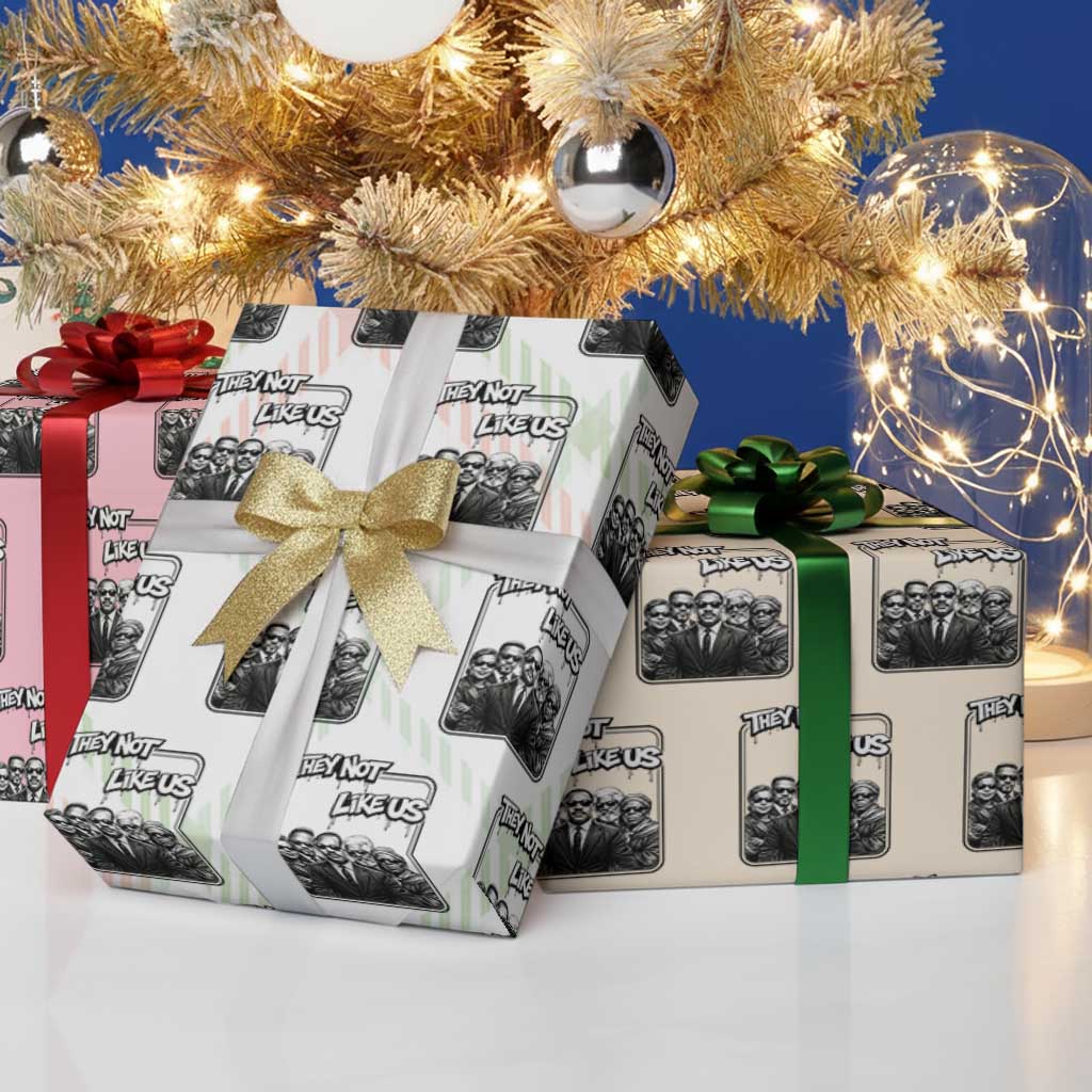 Vintage African American Heroes Wrapping Paper Roll They Not Like Us TS12 Print Your Wear