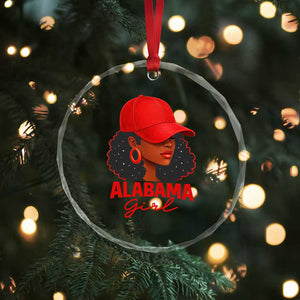 Vintage Alabama Girl Crystal Glass Ornament Bama Fan Black Women Sports Lover TS10 Print Your Wear