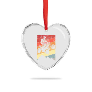 Vintage All-Terrain Vehicles Heart Crystal Glass Ornament Retro 4 Wheeler ATV Riding Quadrider TS10 Print Your Wear