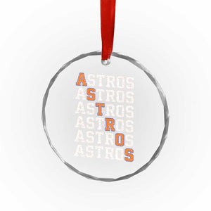 Vintage Astro Last Name Crystal Glass Ornament Retro Baseball Fans Sports Style TS10 Print Your Wear