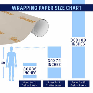 Vintage Astro Last Name Sports Style Wrapping Paper Roll Baseball Fan Graphic 80s 90s TS10 Print Your Wear