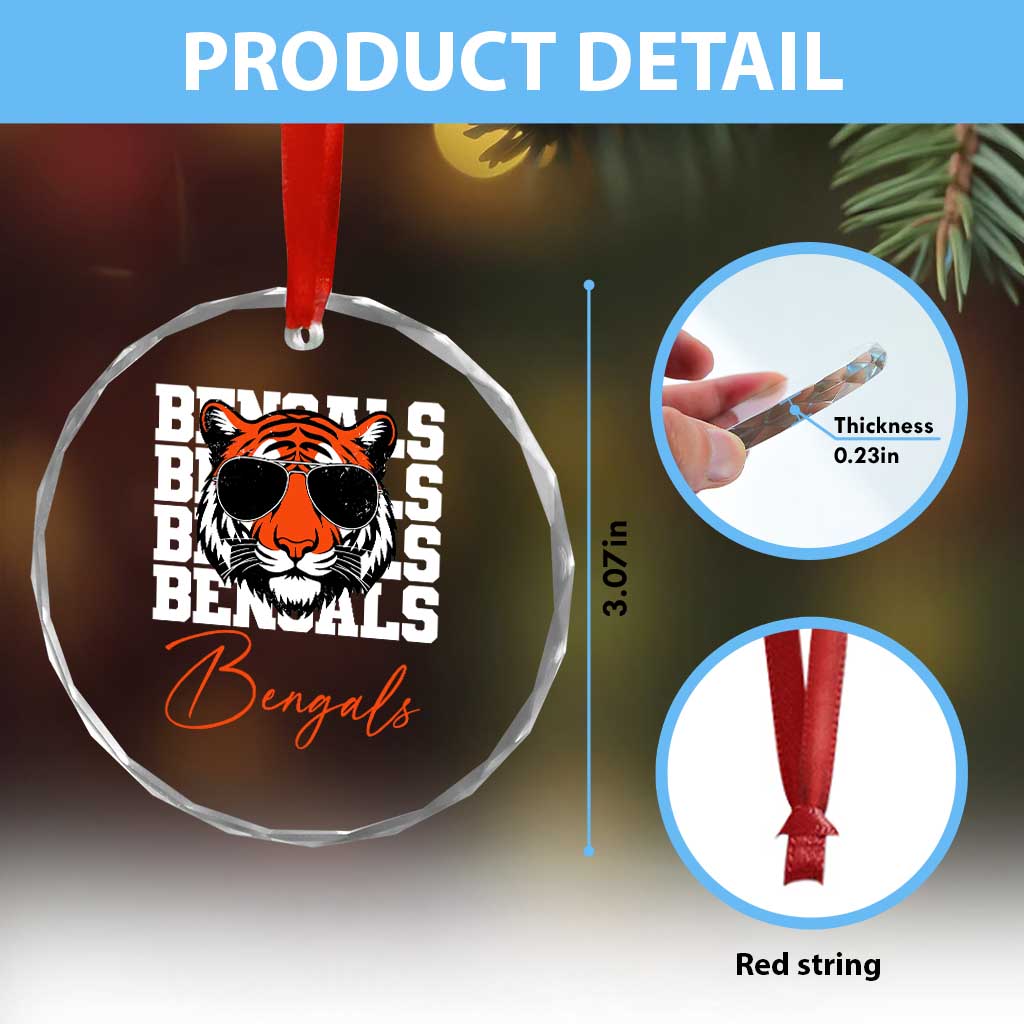 Vintage BFT Crystal Glass Ornament Retro Sports Fan Trendy Game Day Gift TS10 Print Your Wear