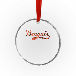 Vintage BFT Football Crystal Glass Ornament Retro Sports Style 80s 90s Cincy Lovers TS10 Print Your Wear