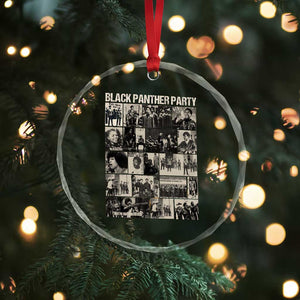 Vintage Black Panther Party Crystal Glass Ornament Huey P. Newton Bobby Seale Black History Month Juneteenth TS10 Print Your Wear