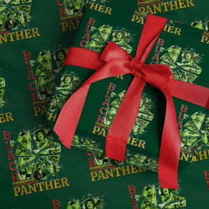 Vintage Black Panther Party Wrapping Paper Roll Newton Seale Shakur Black History Month Juneteenth TS10 Green Print Your Wear