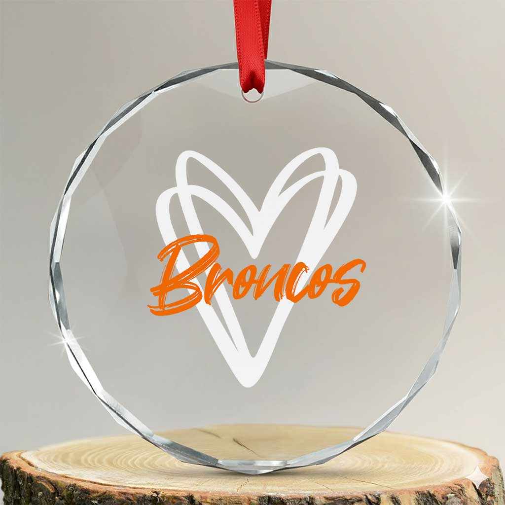 Vintage DFB Crystal Glass Ornament Football Team Fans Heart Graphic Game Day TS10 Transparent Glass 3'' Circle Print Your Wear