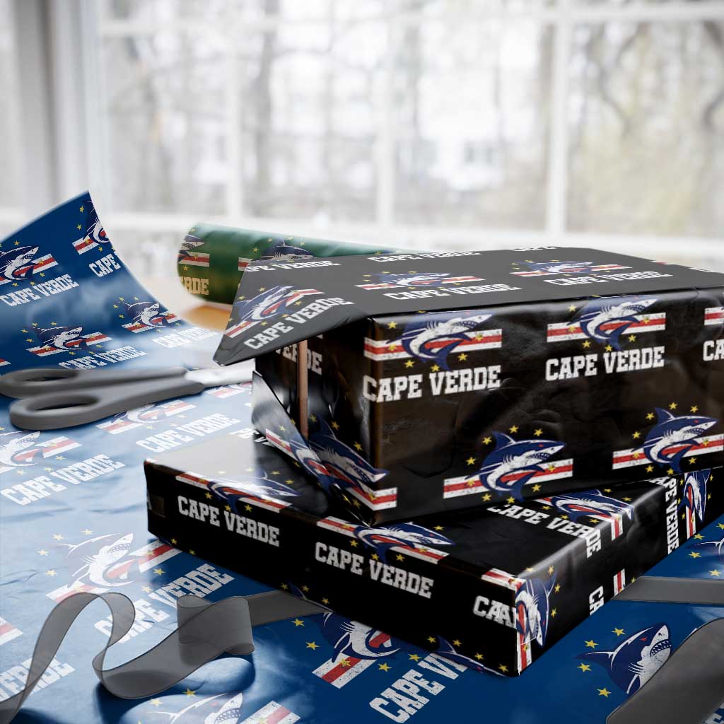 Vintage Cape Verde Shark Cabo Verdean Roots Wrapping Paper Roll