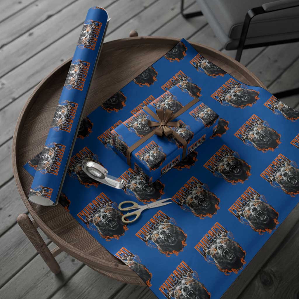 Vintage CFB Wrapping Paper Roll Retro Graphic Streetwear Bootleg TS10 Blue Print Your Wear