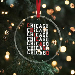 Vintage Chicago Crystal Glass Ornament Retro Distressed Classic Chicago TS10 Print Your Wear