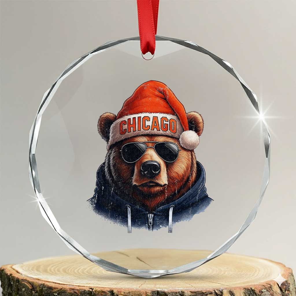 Vintage CFB Christmas Crystal Glass Ornament Trendy Fan Gifts Game Day Apparel TS10 Transparent Glass 3'' Circle Print Your Wear