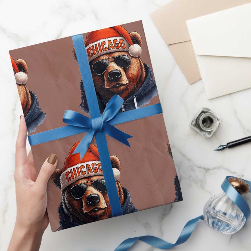 Vintage CFB Christmas Wrapping Paper Roll Trendy Fan Gifts Game Day Apparel TS10 Mocha Print Your Wear