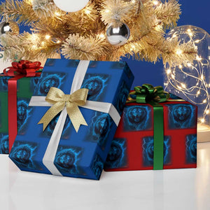 Vintage Classic Blue LF Bootleg Graphic Wrapping Paper Roll TS10 Print Your Wear