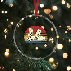 Vintage Domino Player 8647 Crystal Glass Ornament Board Game Subtle Protest TS12 Print Your Wear
