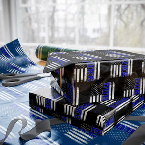 Vintage Duke Name American Flag Wrapping Paper Roll Retro Sport Basketball Fans TS10 Black Print Your Wear