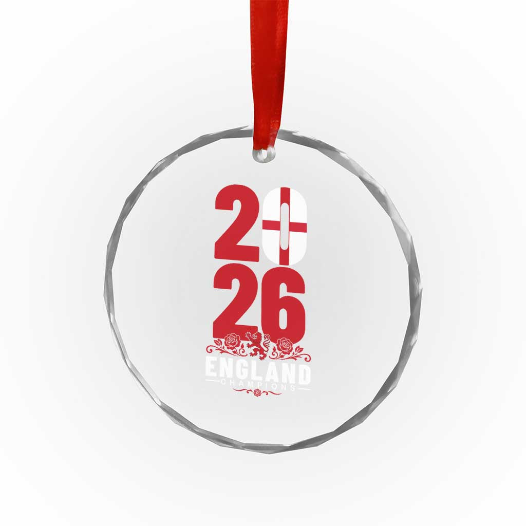 Vintage England Champions Crystal Glass Ornament Football Supporter Graphic TS12 Print Your Wear