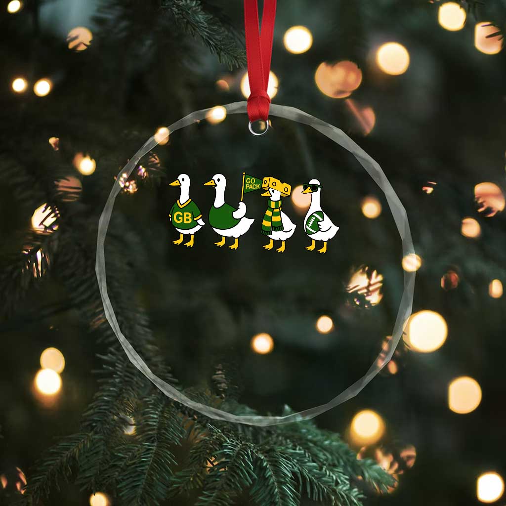 Vintage GB Goose Crystal Glass Ornament Funny Silly Gooses Football TS10 Print Your Wear