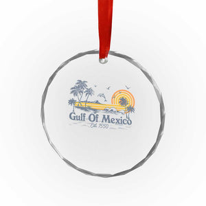 Vintage Gulf of Mexico Est 1550 Crystal Glass Ornament Golfo De Mexico TS02 Print Your Wear
