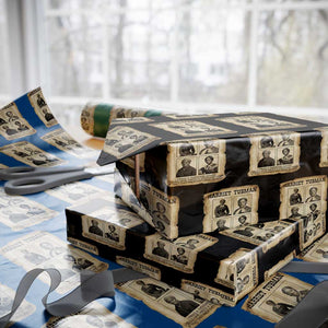 Vintage Harriet Tubman Poster Wrapping Paper Roll I Freed A Thousand People TS12 Black Print Your Wear