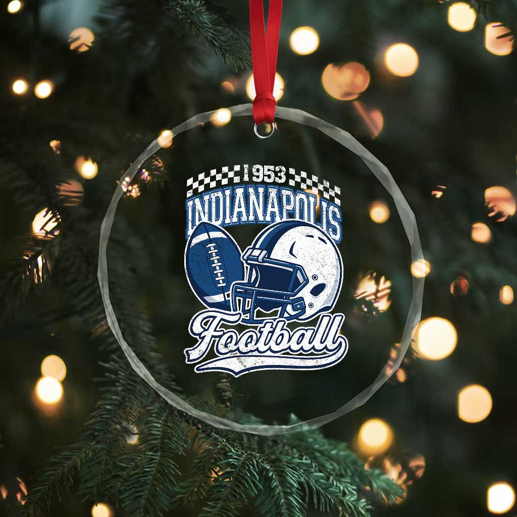 Vintage Indy Sport Fans IFC Retro 1953 Throwback Crystal Glass Ornament TS02 Print Your Wear