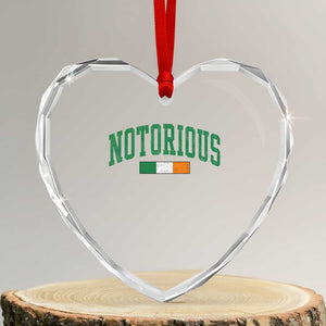 Vintage Irish Flag Notorious Heart Crystal Glass Ornament Boxing Fans TS10 Transparent Glass 3'' Heart Print Your Wear