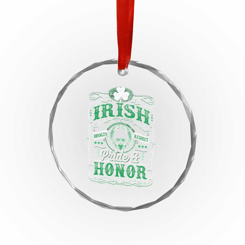 Vintage Irish Pride And Honor St Patricks Day Crystal Glass Ornament TS11 Print Your Wear