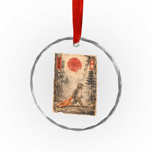 Vintage Japanese Baby Monkey Punch Crystal Glass Ornament Kawaii Macaque Ukiyo-e Art Funny TS10 Print Your Wear