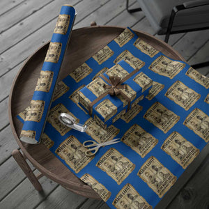 Vintage Marcus Garvey Wrapping Paper Roll Up You Mighty Race Quote TS12 Blue Print Your Wear