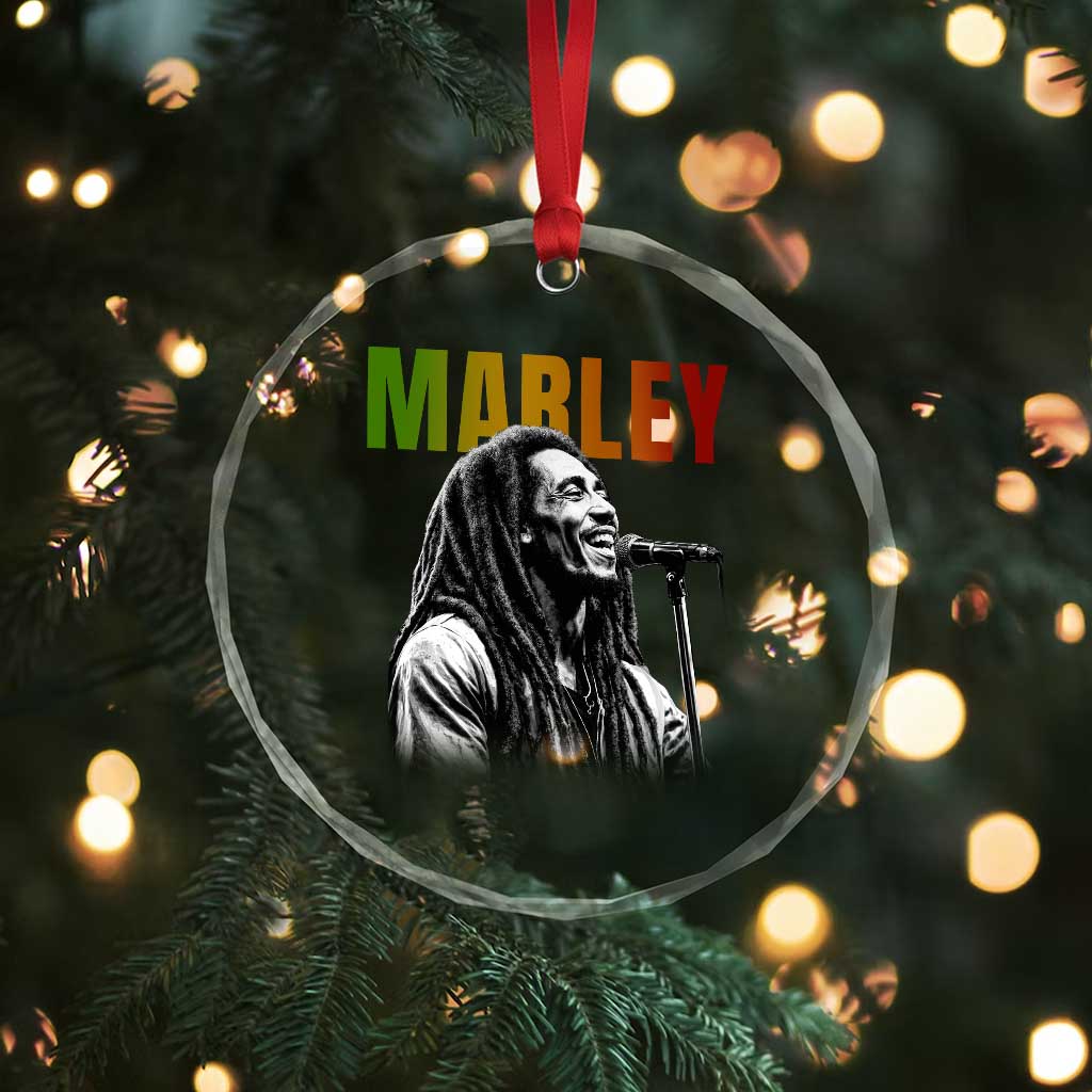Vintage Marley Crystal Glass Ornament Rastaman Jamaica Jamaican Rasta Reggage Music TS10 Print Your Wear