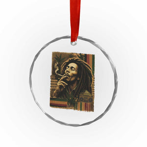 Vintage Marley Guitarist Crystal Glass Ornament Rastaman Rastafari Music Vibes Only Rasta Jamaica Reggae TS10 Print Your Wear