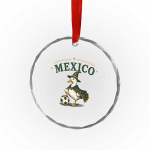 Vintage Mexico Soccer Wizard Duck Magical Fantasy Crystal Glass Ornament Retro Mexican Pride Football Fans TS02 Print Your Wear