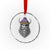Vintage Minnesota Crystal Glass Ornament Retro Sports Fan TS10 Transparent Glass 3'' Circle Print Your Wear