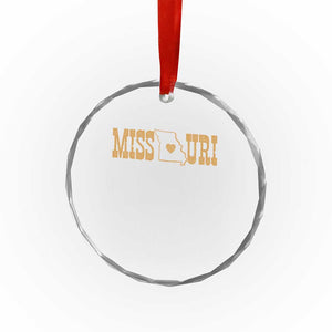 Vintage Missouri State Map Crystal Glass Ornament Midwest Pride Gift TS12 Print Your Wear