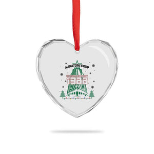 Vintage Nakatomi Plaza 1988 Christmas Party Heart Crystal Glass Ornament TS10 Print Your Wear
