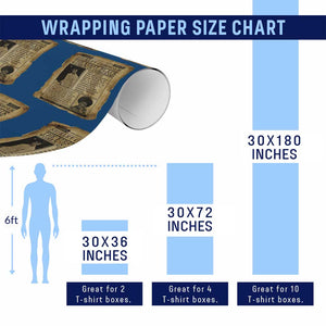 Vintage Newspaper Shirley Chisholm Wrapping Paper Roll First Black Woman In Congress TS12 Print Your Wear